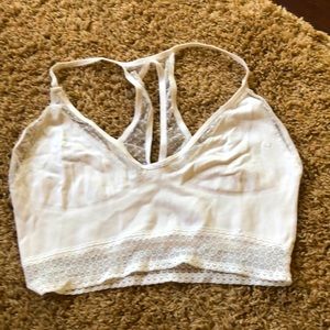White bralette